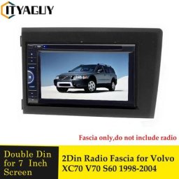 Analyste de façade d'autoradio pour Volvo cadre de garniture de plaque audio stéréo panneau de