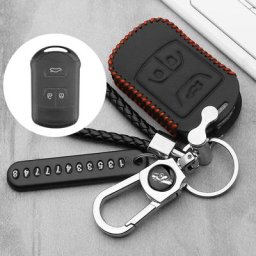 Porte-clés de voiture en cuir pour Chery Tiggo 3 5 3 7 Chery E3 E5 3 boutons de Bonus télécommande