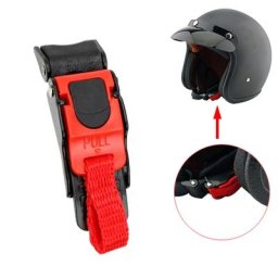 Casque de sécurité à dégagement rapide pour voiture de course casque de vélo clip de sangle