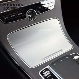Autocollants de couverture de panneau de porte-gobelet d'eau de console centrale de style de
