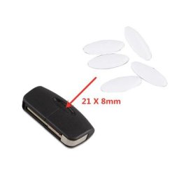 Autocollant d'emblème de coque de clé de télécommande de voiture en métal pour Ford Focus Mk2 Mk3