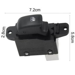 Interrupteur de fenêtre électrique en ABS Design ergonomique idéal pour Hyundai Santa Fe 93580 –