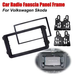 Kit de panneau décoratif de montage de lecteur de réglage de voiture cadre radio stéréo DVD