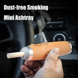 Cendrier de voiture en bois sans poussière portable fumée mini mobile Laguna ette