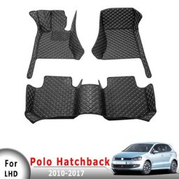 Tapis de sol de voiture pour Polo URA Back 2010 2011 2012 2013 2014 2015 2016 2017 tapis