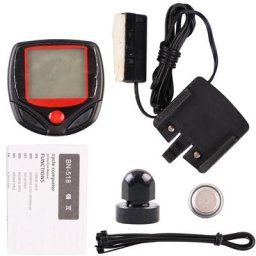 Ordinateur de vélo étanche compteur de vitesse odomcirculation chronomètre filaire écran LCD