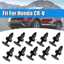 Panneau de pare-brise en Nylon noir 10 pièces Clips de retenue de couverture de moteur pour Honda