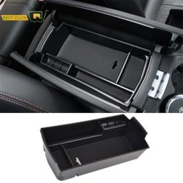 Boîte de rangement pour accoudoir de voiture support de conteneur accessoires de pièces de