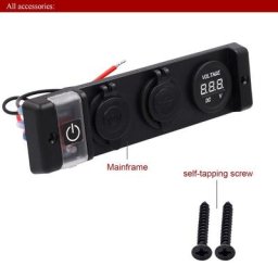 Séparateur de cigarettes de voiture Charge rapide double chargeur USB adaptateur de Cigarette