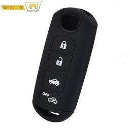 Coque de protection en Silicone pour clé télécommande à 4 boutons pour MAZDA 3 5 6 CX-5 CX-7 CX-9
