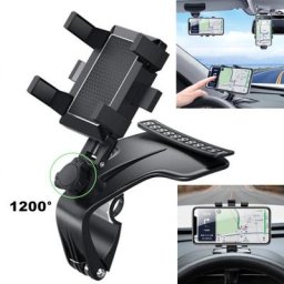 Support de voiture rotatif à 360/1200 degrés pour téléphone portable GPS pour IPhone 12 11 Pro