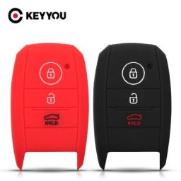 KEYYOU – housse de protection en Silicone pour clé étui pour Kia Rio KX3 KX5 K3S Ceed Cerato