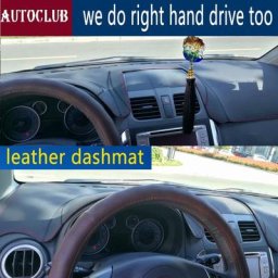 Couverture de tableau de bord en cuir pare-soleil de voiture pour Maruti Suzuki SX4 Neo Baleno