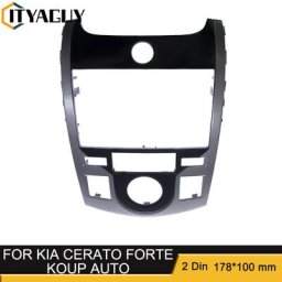 Kit de garniture de tableau de bord avec Radio GPS plaque de visage pour KIA Cerato Forte