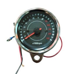 Compteur de tachymètre de moto universel rétroéclairage LED changement de vitesse 13K RPM jauge