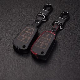 Housse de Protection en cuir véritable | Pour Audi A3 Q3 Q5 A6 C5 C6 A4 B6 B7 B8 TT 80 S6 clé de