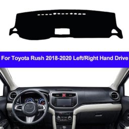 Couverture de panneau de voiture Prada pour Toyota Rush 2018 2019 2020 Polymères de tableau de