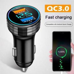 Transmetteur FM Bluetooth pour voiture lecteur MP3 2 USB chargeur rapide QC3.0 adaptateur mains