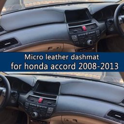 Tapis de tableau de bord en cuir pour Honda Accord 8th protection contre la lumière du soleil