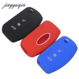 Jingyuqin housse en Silicone pour Ford Fiesta Focus 2 Ecosport Kuga Escape voiture pliable étui à