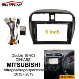 Adaptateur de tableau de bord de panneau d'installation Canbus Fascia de voiture pour MITSUBISHI