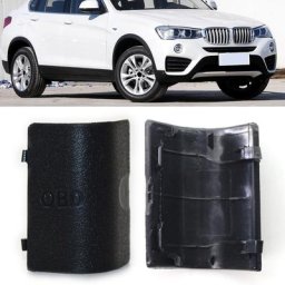 Couvercle de prise de Diagnostic OBD II noir panneau décoratif pour BMW F25 X3 F26 X4 LHD
