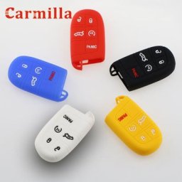 Housse de protection en silicone pour clé de voiture pour Jeep Renegade 2016 2017 en acier dur