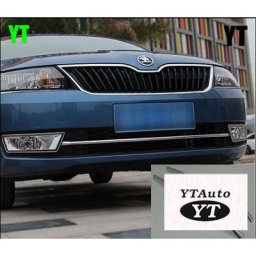 Garniture de calandre extérieure chromée pour skoda Rapid space back 2015 2016 2 pièces/ensemble