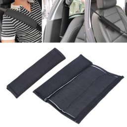 Housse de ceinture de sécurité universelle en coton 2 pièces pour siège de voiture