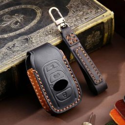 Juste de porte-clés de voiture de luxe porte-clés en cuir accessoires pour Subaru Forester 2021