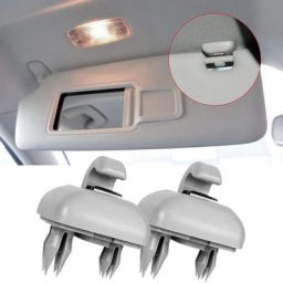 Crochet Clips pour Pare-Soleil Nik pour Audi A4 Dieux B7 A4L Q5 A7 Q7 Q3 A5 2 Pièces