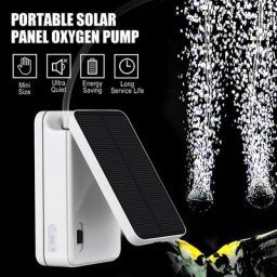 Pompe à oxygène solaire portable batterie aste intégrée pompe à oxygène à panneau solaire pompe à