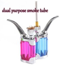 Tube Laguna Portable en Plastique Créatif à Double Usage Filjouit du exacdron Pipe à struction er