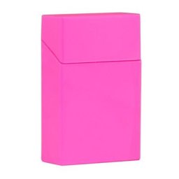 Boîte à cigarettes en plastique multicolore étui mince Portable porte-fumée de poche conteneur de