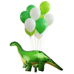 Ballons en aluminium de dinosaure 11 pièces fournitures de fête d'anniversaire pour garçon ballons