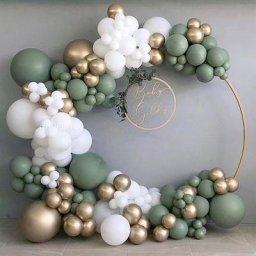 Guirlande de ballons vert Baby Shower mariage anniversaire enterrement de vie de jeune fille