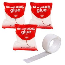 Lot de 3 ballons en arc avec colle accessoires pour fête d'anniversaire et mariage