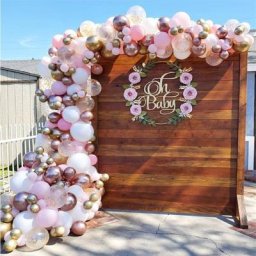 Guirlande en arc à ballons 182 pièces/ensemble décoration de fête d'anniversaire pour filles