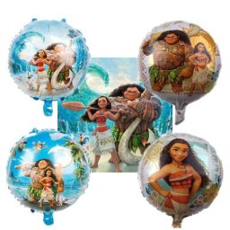 Ballons Moana et ses amis en film d'aluminium décorations d'anniversaire cadeaux pour enfants