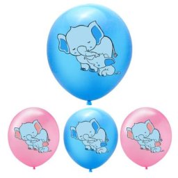 Ballon éléphant en Latex rose bleu 12 pouces 10 pièces nouvelles décorations de fête