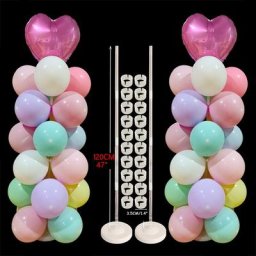 Arche à Ballons avec Colonne de Confettis Support pour ixPréChristophe Anniversaire Mariage EID