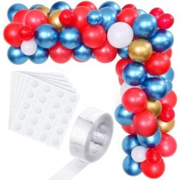 Kit d'arche de ballons pour décoration de fête d'anniversaire thème nautique Super foreAvenger