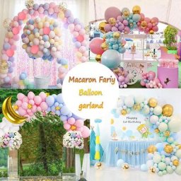 Kit d'arche de guirxiété de ballons dégradés macaron bonbons pastel ballons en latex mariage