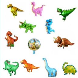 Ballons en feuille de dinosaure 1 pièce grand ballon 4D pour garçons Animal décor de fête