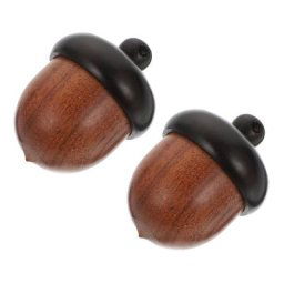 Collier pendentif en glands ornement délicat breloques en bois décor artificiel bijoux Mini