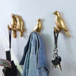 Crochets muraux en résine pour figurines d'oiseaux accessoires décoratifs pour la maison