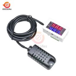 Hygromètre numérique réglable affichage led en temps réel contrôleur d'humidité DC 12V 24V 10A