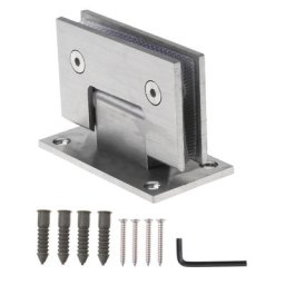Charnière de porte en verre 8-12mm salle de bain douche support sans cadre porte murale