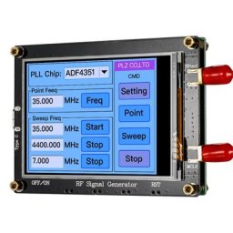 Générateur de signal RF avec écran tactile générateur de balayage mort PLL ADF4351 35M-4.4G