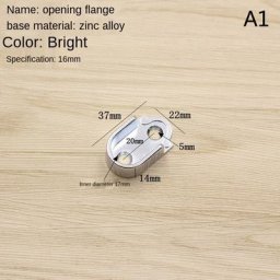 Rideau de tuyau de garde-robe en acier inoxydable 1 pièce 16/19/22/25mm de diamètre support